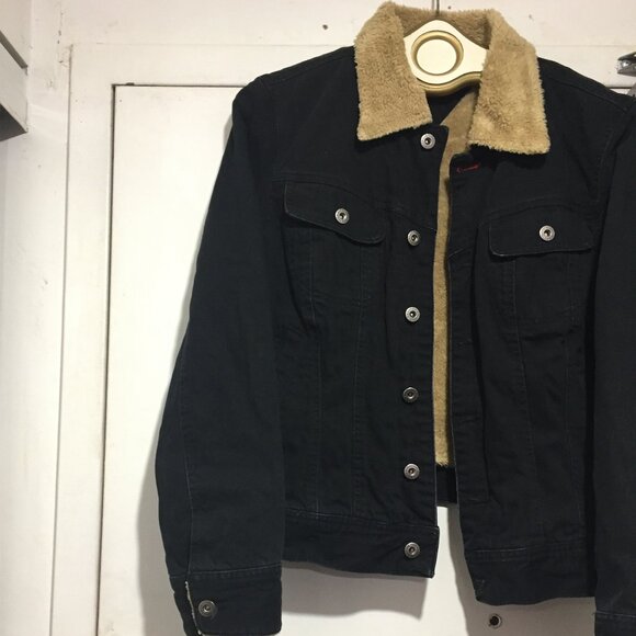 TOMMY HILFIGER JEAN SHERPA JACKETS SIZE XL - Picture 1 of 7